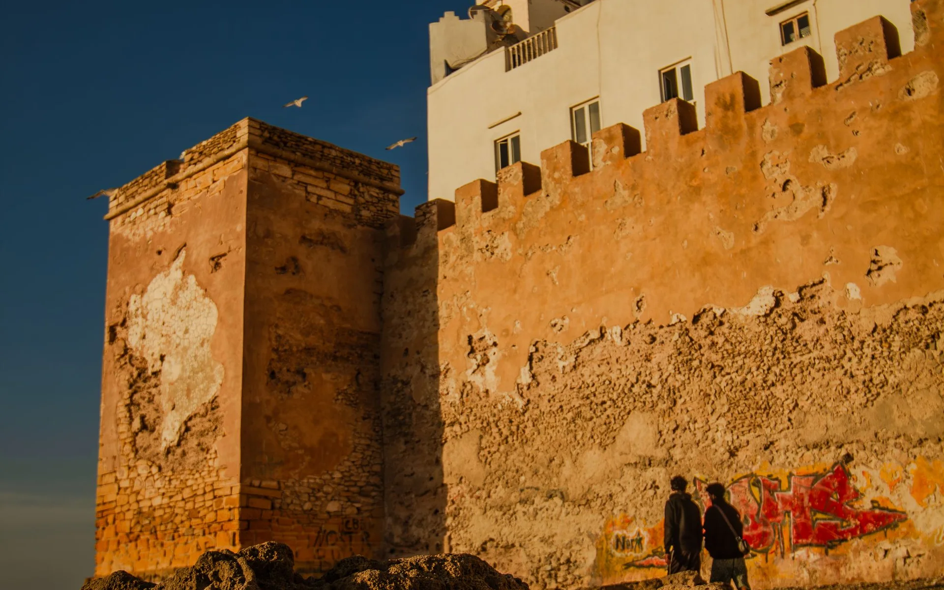 Mura e edifici storici a Essaouira
