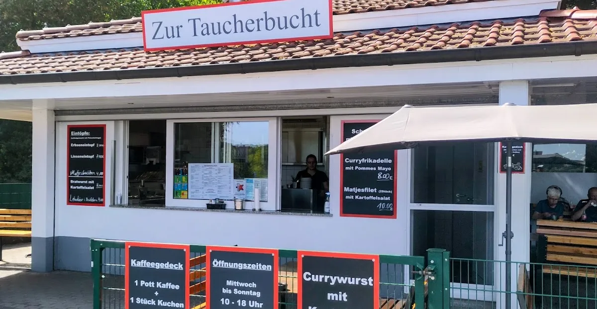 BookNoFees: Ristorante – Imbiss zur Taucherbucht – Möhnesee-Delecke – Snack bar presso la Baia dei Subacquei, foto 1