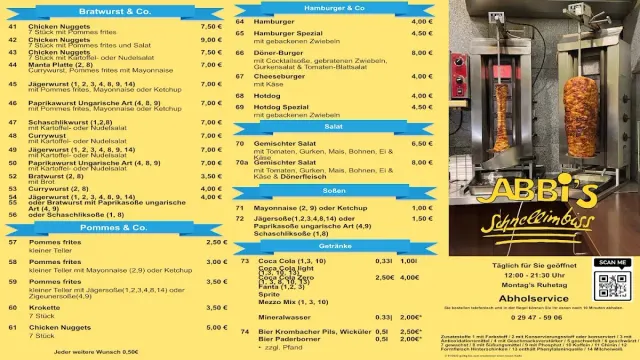 BookNoFees: Ristorante – Abbis Imbiß – Anröchte – Snack bar di Abbi, foto 2