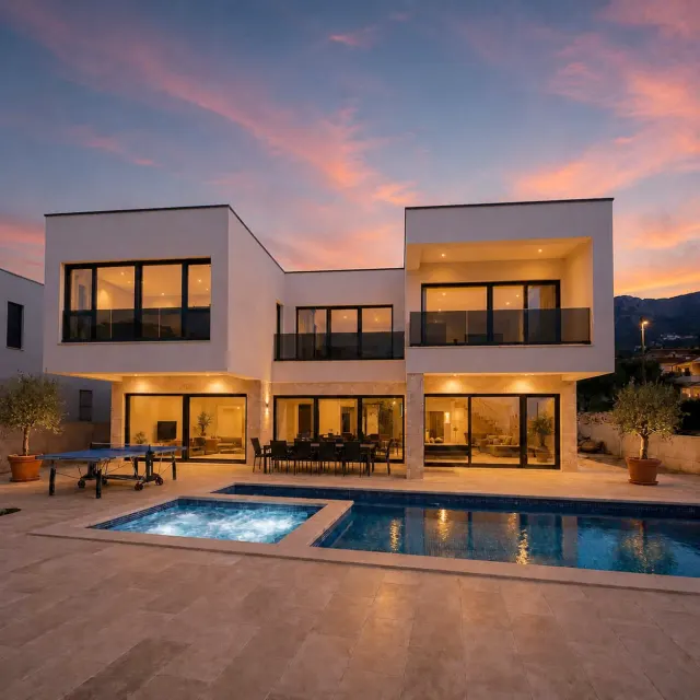 BookNoFees: Villa Just be Light · 5 camere da letto · Piscina · Vasca idromassaggio · 303 m² – Kaštel Stari