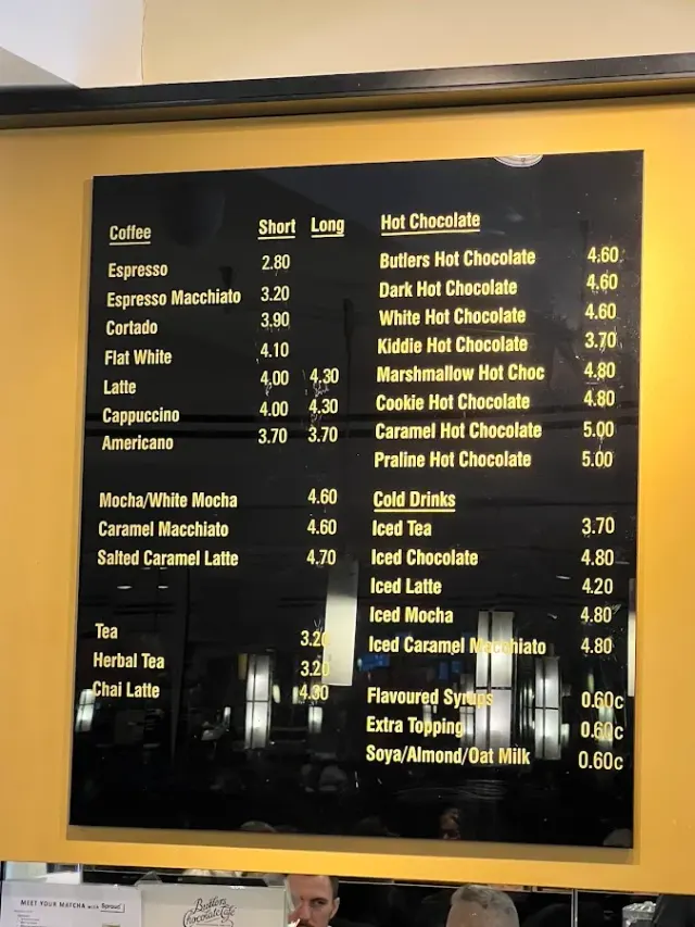 BookNoFees: Caffetteria – Butlers Chocolate Café – Dublin – Butlers Chocolate Café, foto 2