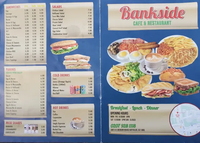 BookNoFees: Caffetteria – Bankside Cafe – London – Bankside Cafe, foto 3