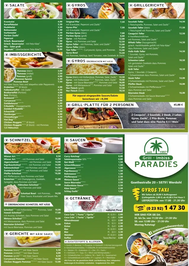 BookNoFees: Ristorante – Imbiss-Paradies – Werdohl – Il paradiso dello spuntino, foto 2