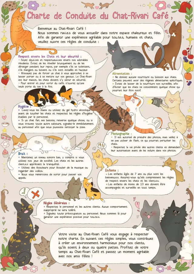 BookNoFees: Caffetteria – Chat-Rivari Café – Paris – Caffè Chat-Rivari, foto 2
