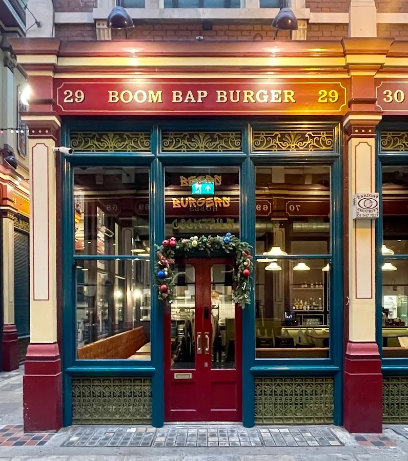 BookNoFees: Snack bar – Boom Bap Burger – London – Boom Bap Burger, foto 1