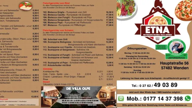 BookNoFees: Ristorante – Etna Pizzeria – Wenden – Pizzeria Etna, foto 2