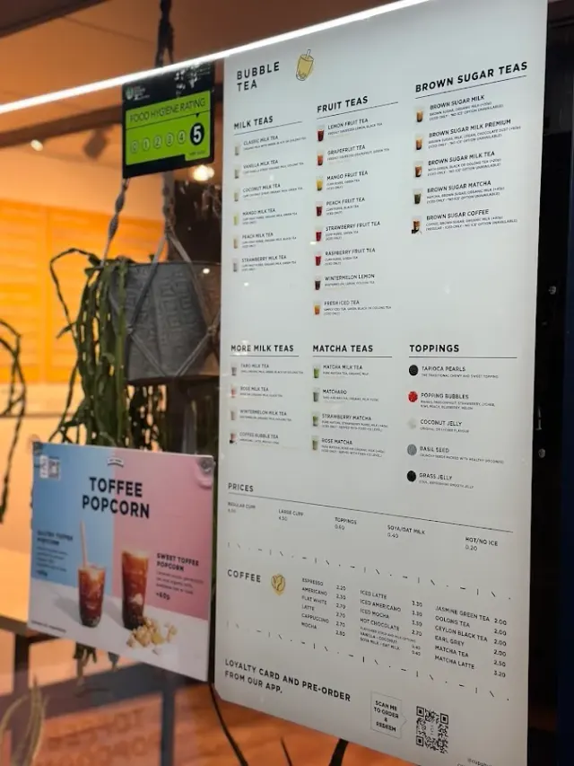 BookNoFees: Caffetteria – Cupp Bubble Tea – London – Cupp Bubble Tea, foto 3