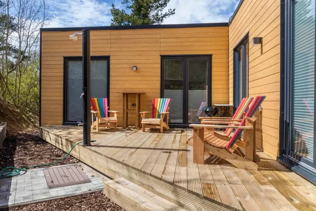 BookNoFees: casa vacanza a Brekendorf – Piccola casa tranquilla con giardino e terrazza