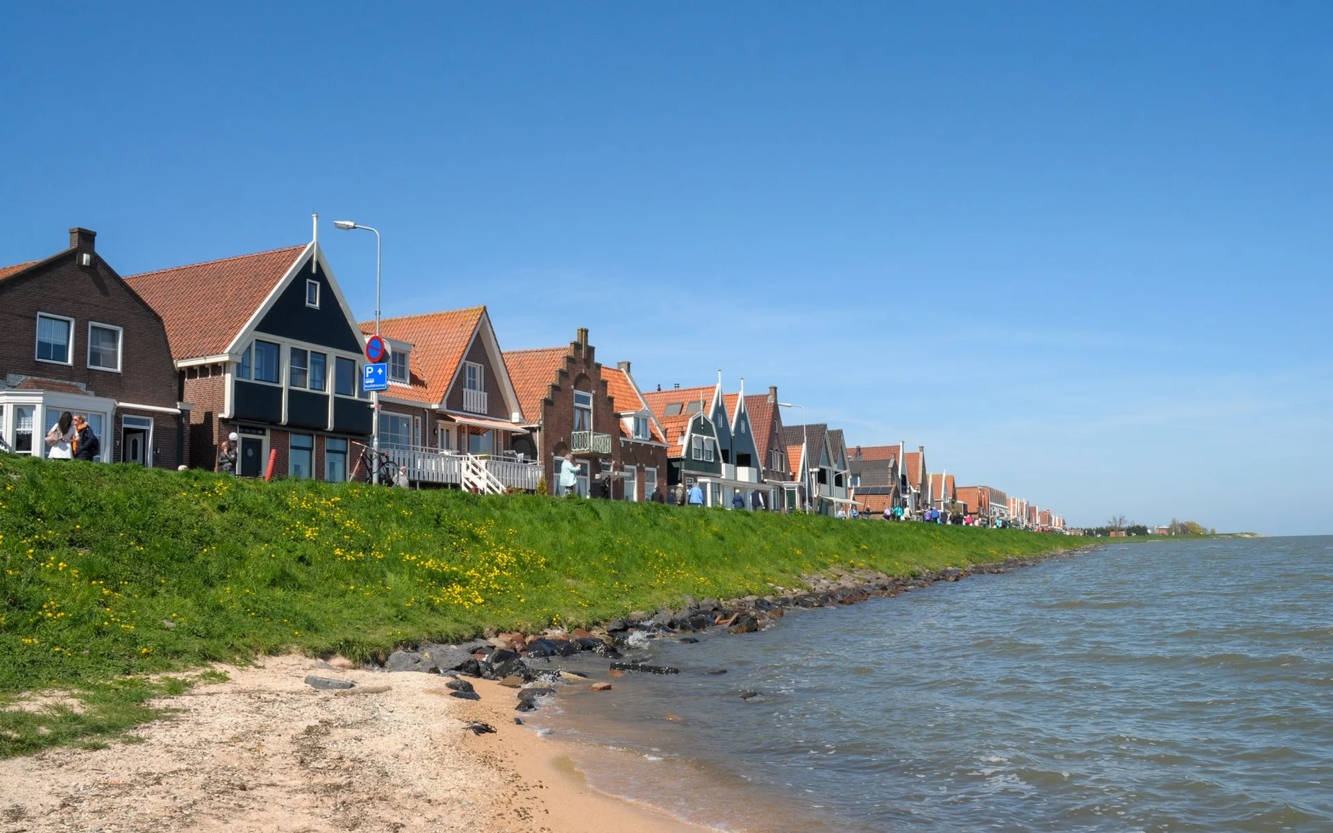 Case storiche sulle rive di Volendam