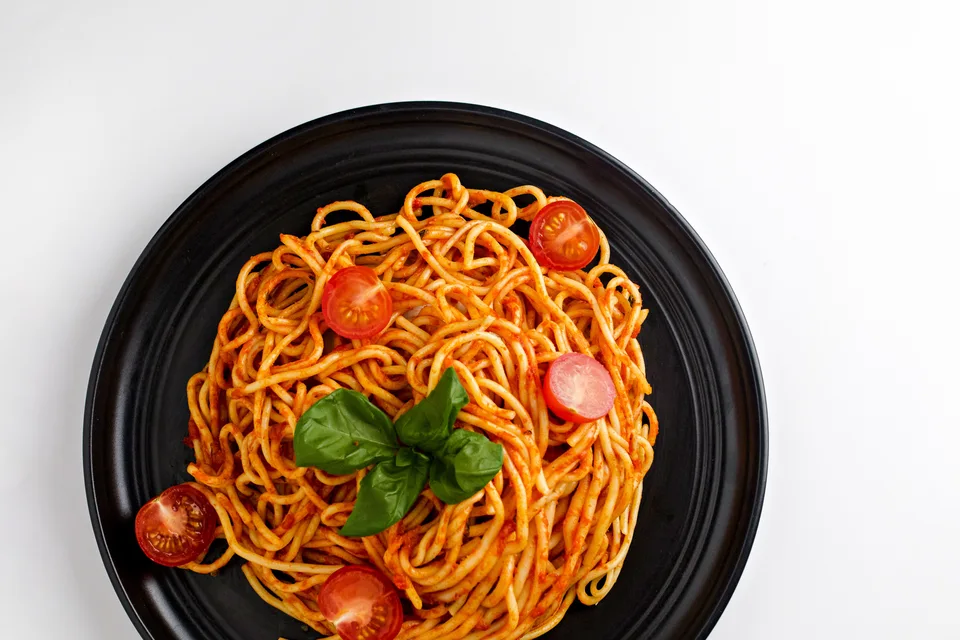 Foto di esempio: Spaghetti al pomodoro e basilico